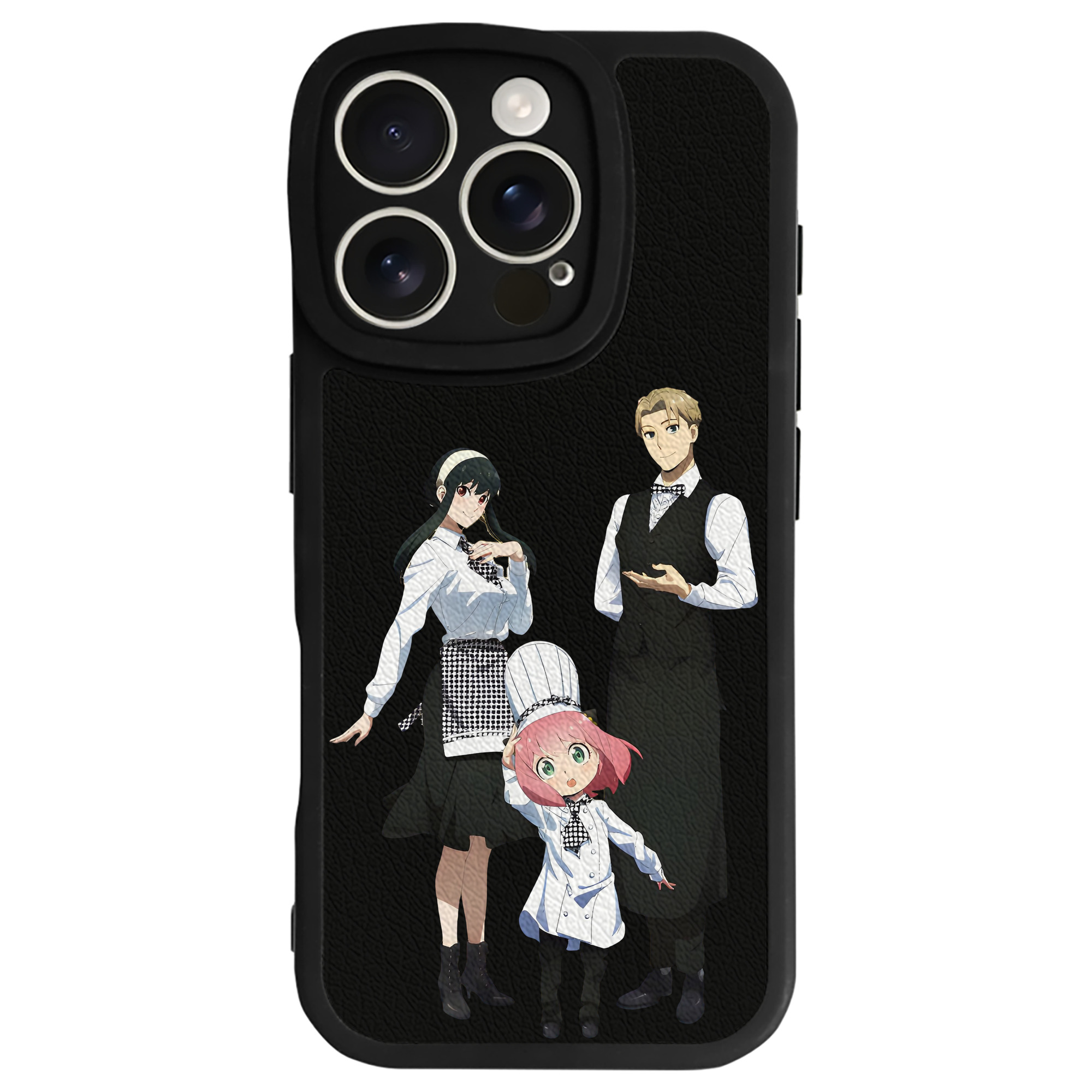 （画像用） SPY×FAMILY间谍家家酒 【iPhone 16シリーズ対応】シリコンスマホケース（レザー調） 材質：シリコン